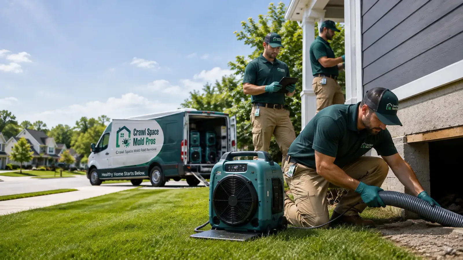 Crawl Space Mold Removal in Temperance, MI
